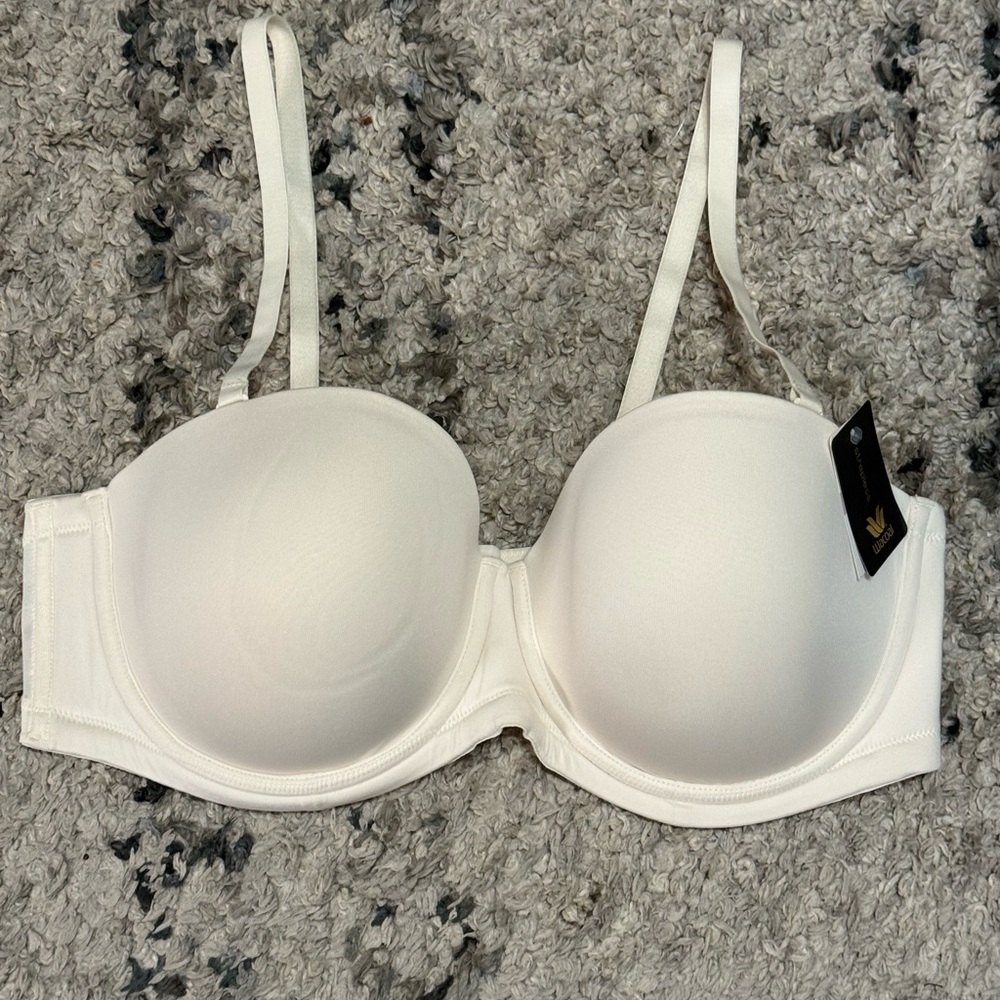 BUNDLE Set Wacoal Elegant White/Cream Reg/Strapless Bra - Picture 3 of 11